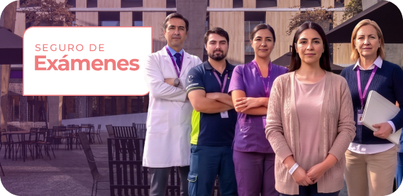 Equipo Médico Seguro de exámenes
