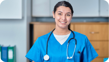 Uróloga femenina en consulta